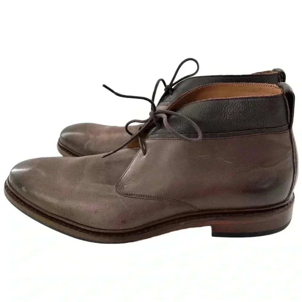 Cole haan mens chukka boots size 13 brown leather